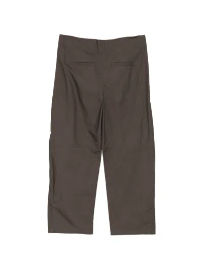 Less Cotton Barrel-leg Pants In Multi