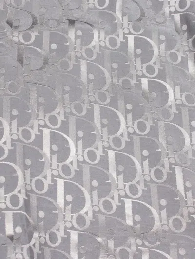 Pre-owned Dior 2010s  Oblique Patterned Shorts In Grey