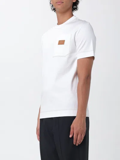Fendi T-shirt With Logo Application In White