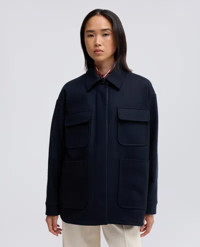 Aspesi Multi-pocket Jacket In Blu