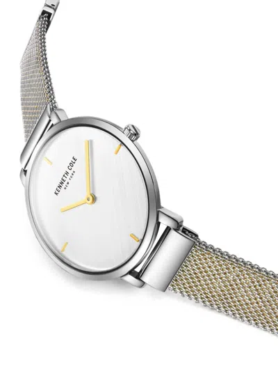 Kenneth Cole 라운드 페이스 34mm 시계 In Multi