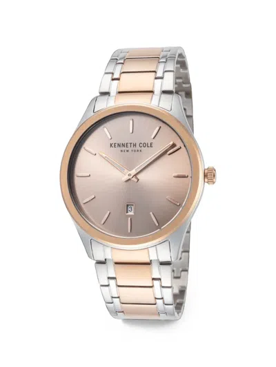 Kenneth Cole 라운드 페이스 41mm 시계 In Metallic
