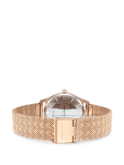 Kenneth Cole 라운드 페이스 34.5mm 시계 In Gold