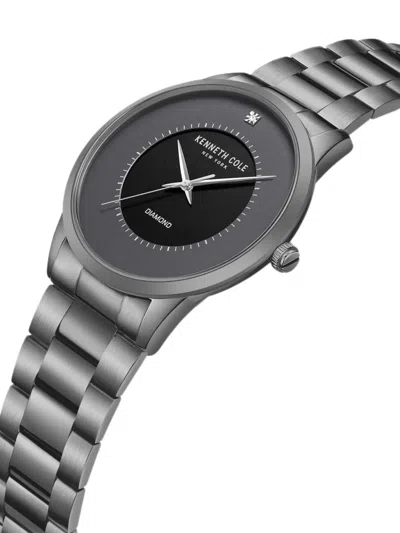 Kenneth Cole 뉴욕 다이아몬드 42mm 시계 In Black