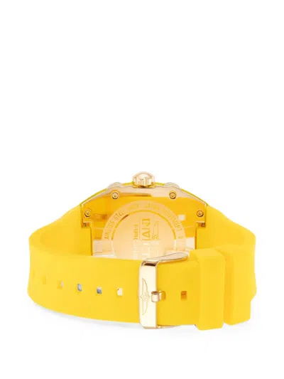 Invicta 레이싱 48.5mm 시계 In Yellow