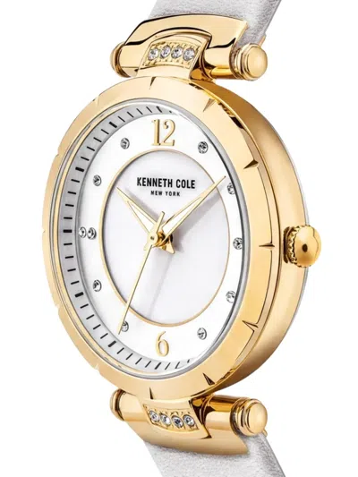 Kenneth Cole 크리스털 장식 34mm 시계 In Gray