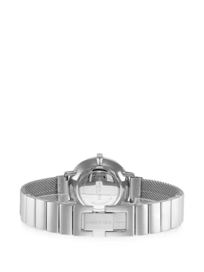 Kenneth Cole 라운드 페이스 34mm 시계 In Blue