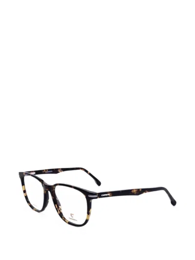 Carrera 톨토이즈셸 이펙트 스퀘어 프레임 안경 In Brown