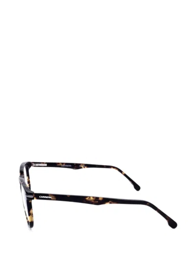 Carrera 톨토이즈셸 이펙트 스퀘어 프레임 안경 In Brown