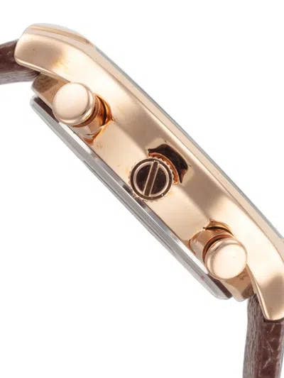 Kenneth Cole 레더 스트랩 42mm 시계 In Black