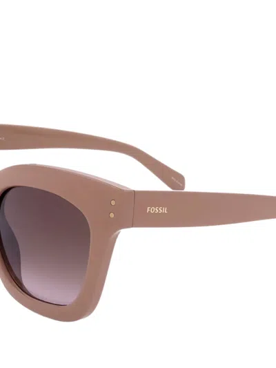 Fossil 스퀘어 프레임 선글라스 In Brown