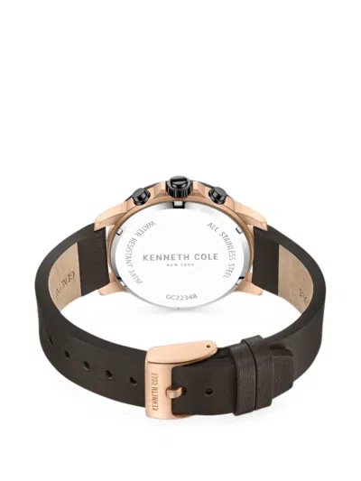 Kenneth Cole 클래식 크로노그래프 44mm 시계 In Brown