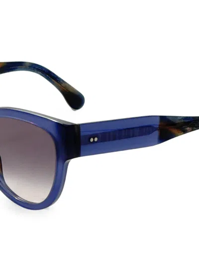 Paul Smith Etta Geometric-frame Sunglasses In Blue
