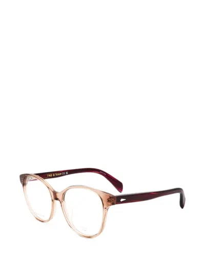 Rag & Bone 라운드 프레임 안경 In Multi