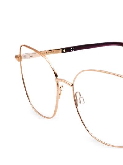 Rag & Bone Women's 53mm Red Gold Opticals In Gold