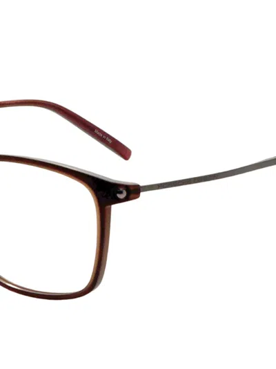 Porsche Design 스퀘어 프레임 안경 In Black