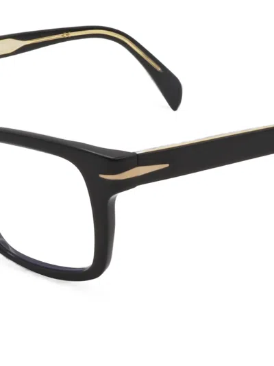 Eyewear By David Beckham 직사각 프레임 안경 In Black