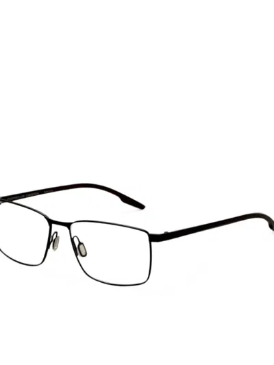 Porsche Design 직사각 프레임 안경 In Black