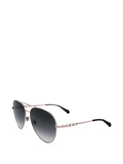 Fossil 체인 링크 파일럿 프레임 선글라스 In Black