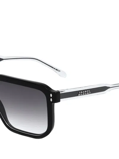 Isabel Marant Eyewear Square-frame Sunglasses In 블랙