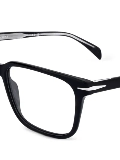 Eyewear By David Beckham 직사각 프레임 안경 In Black