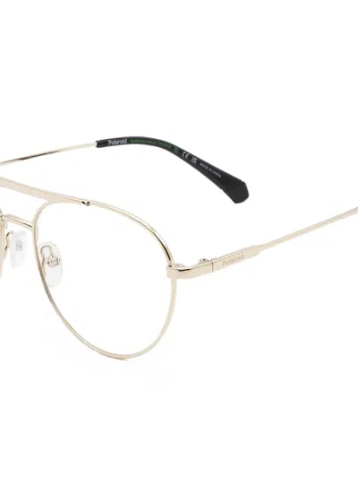 Polaroid Unisex 55 Mm Gold Opticals In Gold