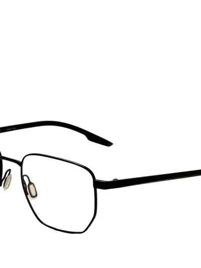 Porsche Design 기하학 프레임 안경 In Black