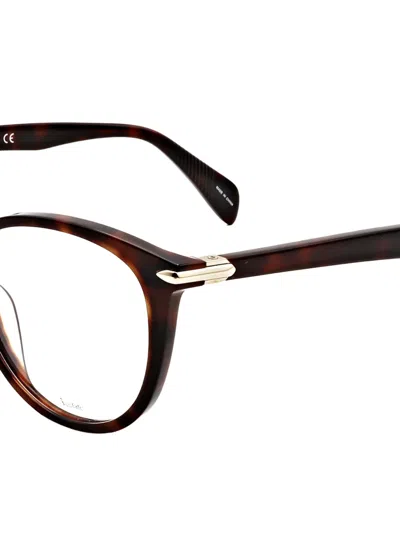 Rag & Bone 톨토이즈셸 이펙트 라운드 프레임 안경 In Brown