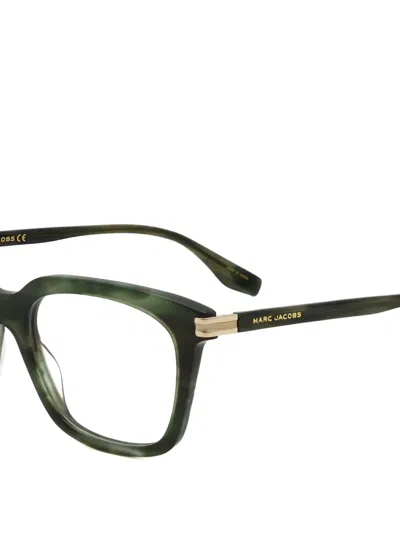 Marc Jacobs Square-frame Glasses In Green