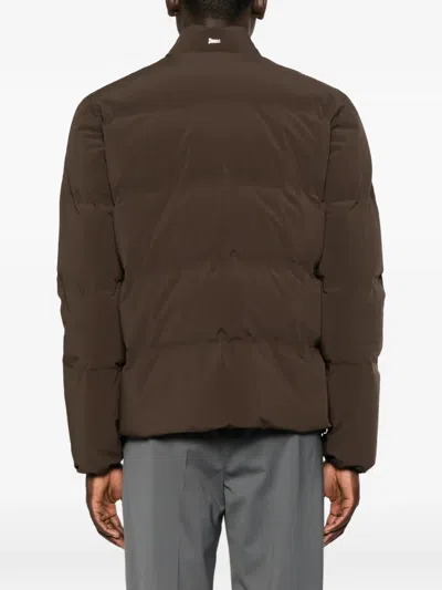 Herno Quilted Press-stud Jacket In Transparent