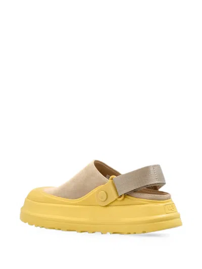 Ugg Goldenglow Suede Clogs In Multi