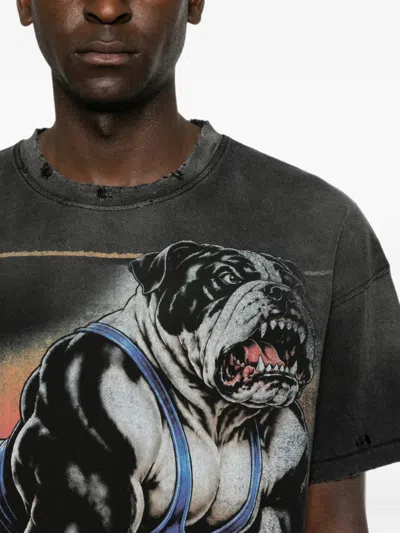 Vale Graphic-print Distressed T-shirt In Multi