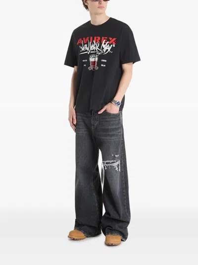 Avirex Logo-print T-shirt In Multi