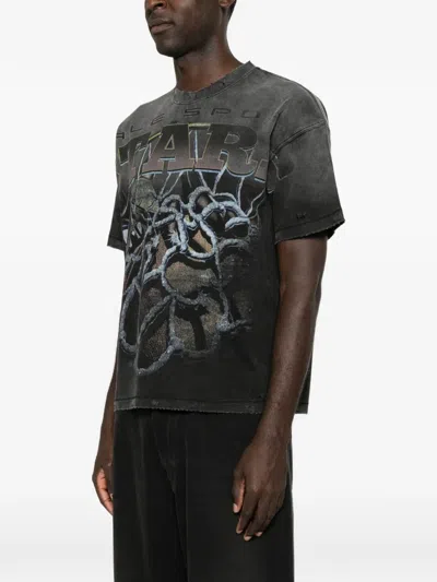 Vale Graphic-print Distressed T-shirt In Multi