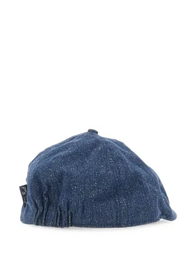 Mc2 Saint Barth Arthur Denim-effect Cap In White