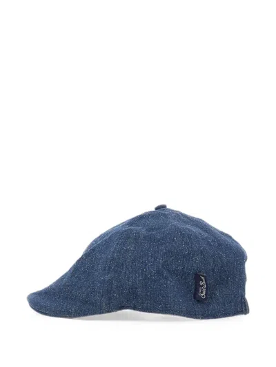 Mc2 Saint Barth Arthur Denim-effect Cap In White