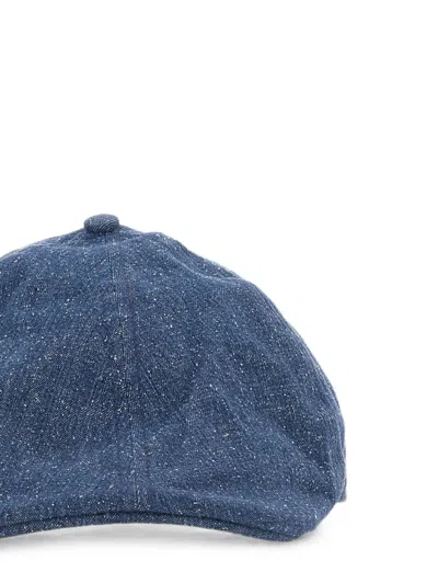 Mc2 Saint Barth Arthur Denim-effect Cap In White