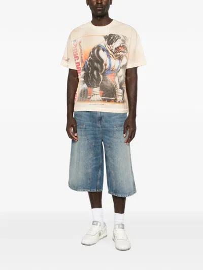 Vale Graphic-print Distressed T-shirt In Multi