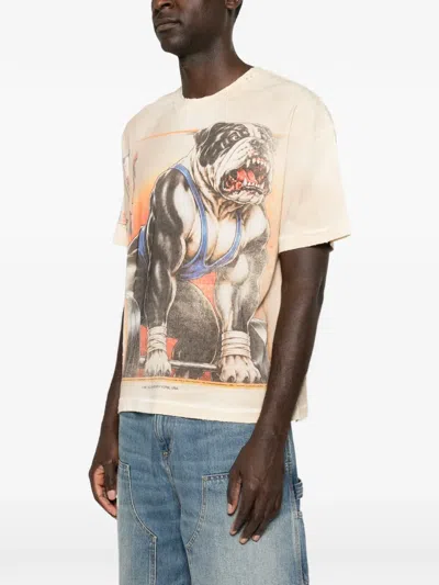 Vale Graphic-print Distressed T-shirt In Multi