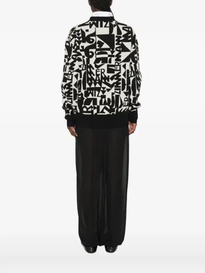 Zimmermann Logo-intarsia Knitted Sweater In Multi