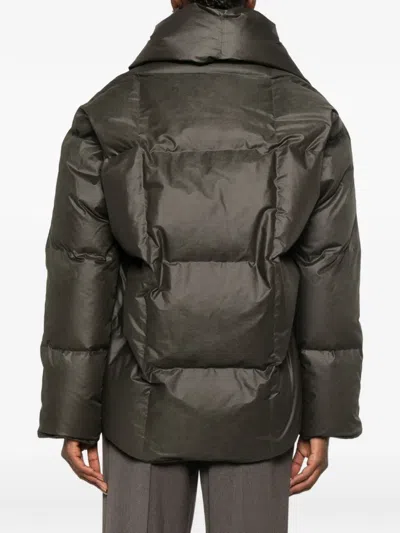 QUILTED HOODED PUFFER JACKET