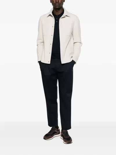 Herno Chest-pockets Press-stud Jacket In White