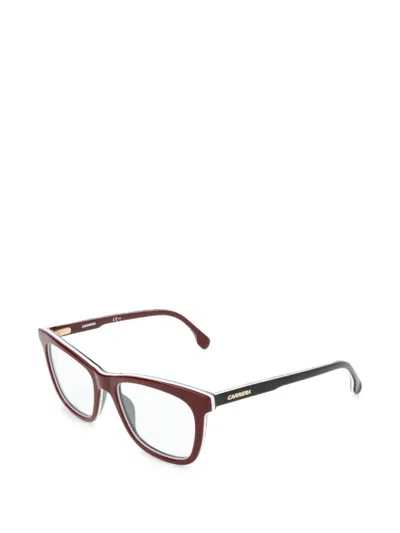 Carrera Square-frame Glasses In 红色