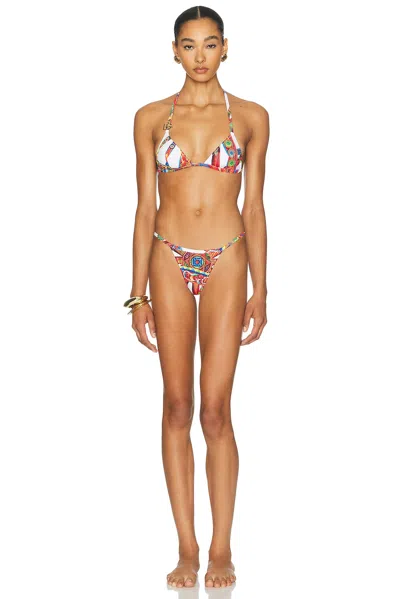 Dolce & Gabbana Lycra Bikini Set In Multi