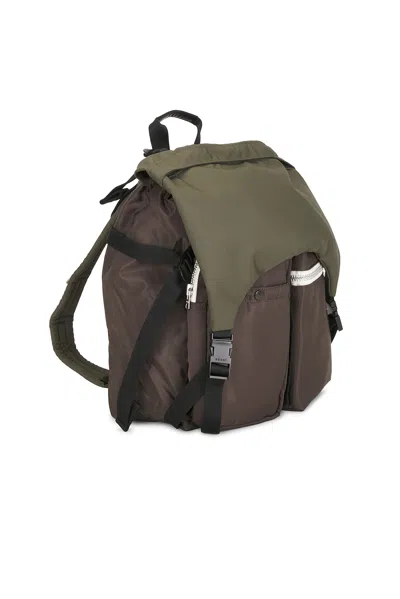 Sacai Utility Backpack In Dark Khaki