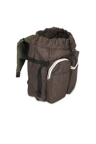 Sacai Utility Backpack In Dark Khaki