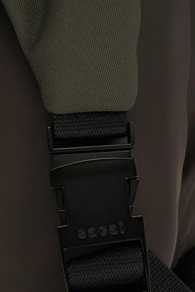 Sacai Utility Backpack In Dark Khaki