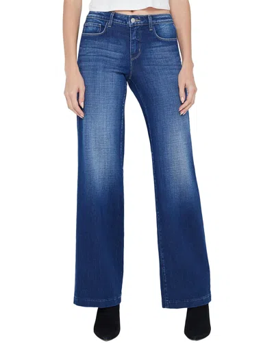 L'agence Scottie High-rise Haven Wide Leg Jean In Blue