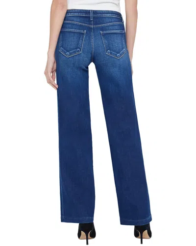 L'agence Scottie High-rise Haven Wide Leg Jean In Blue