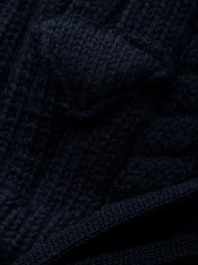 Prada Wool Balaclava In Blue